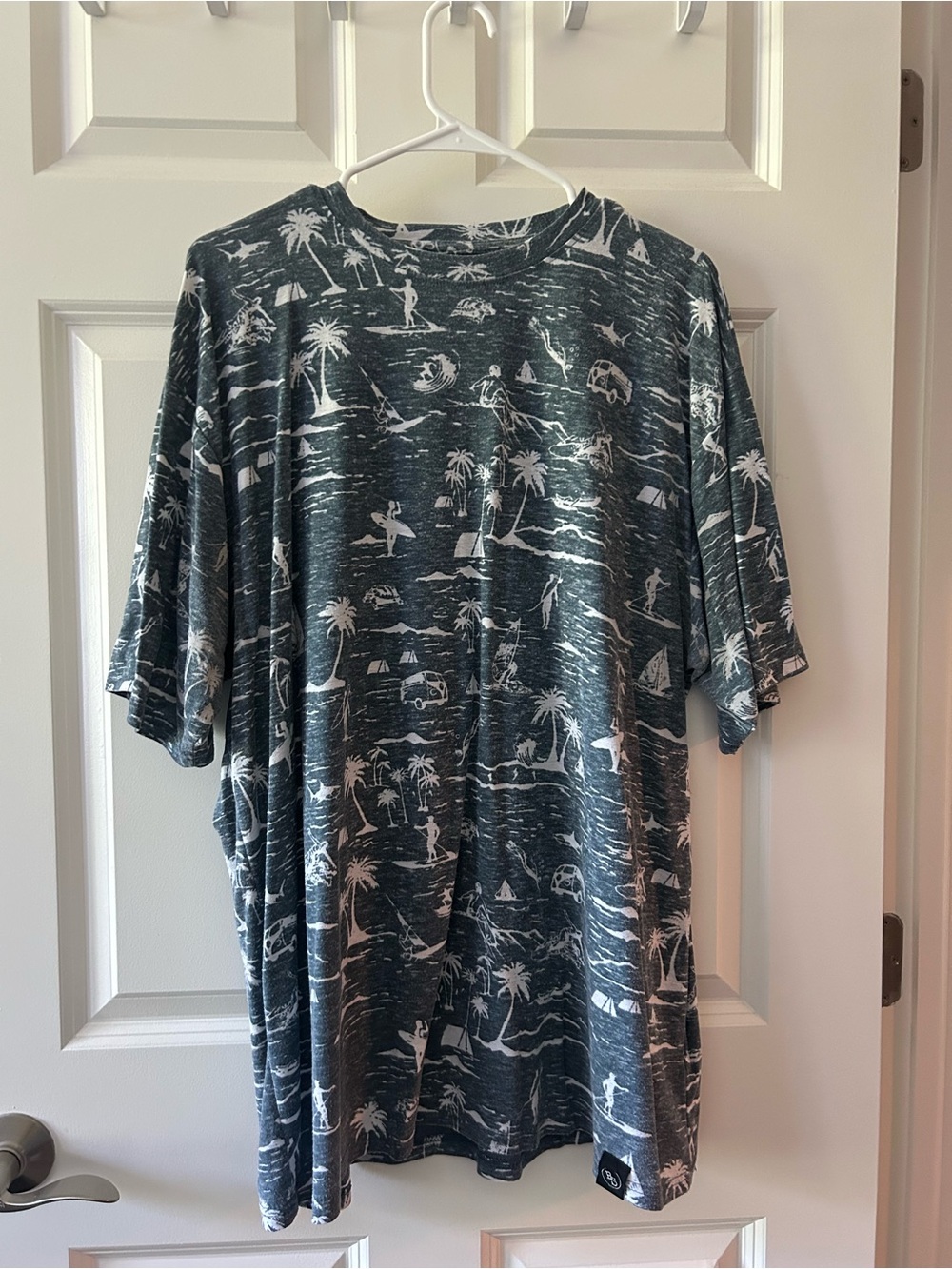 Brooklyn Standard Surf Print Tee Men’s XL Beach Graphic Tshirt